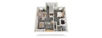 One Bedroom One Bath Floor Plan