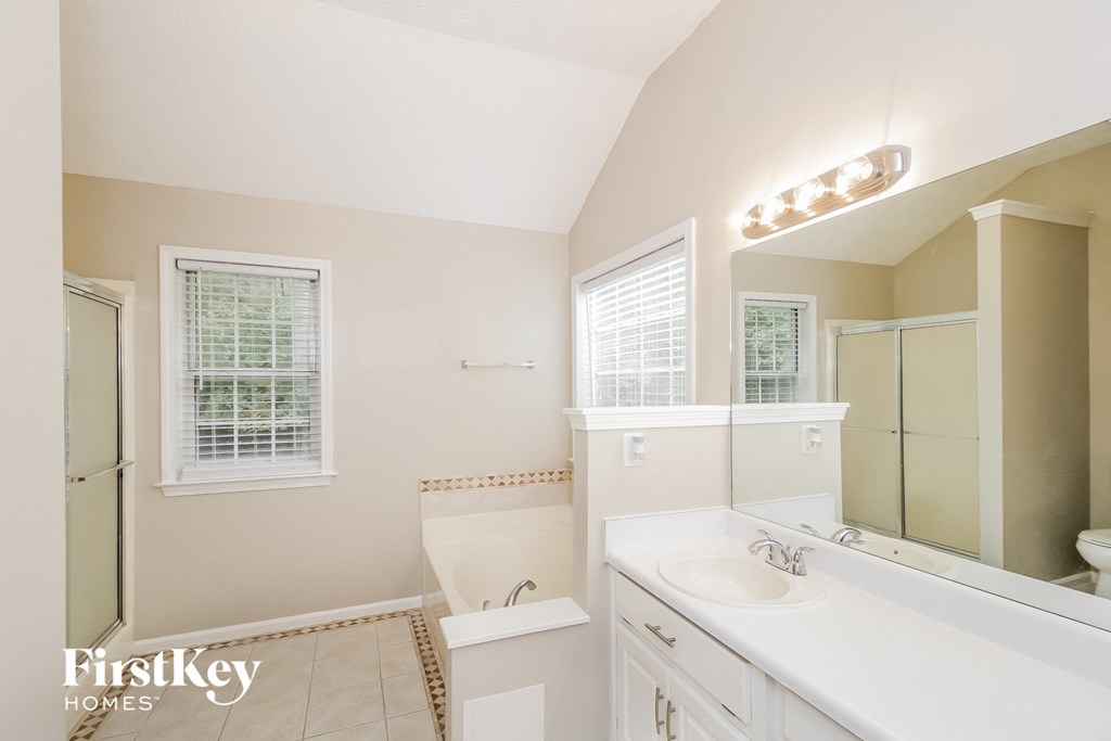 a bathroom with a sink and a toilet and a mirror