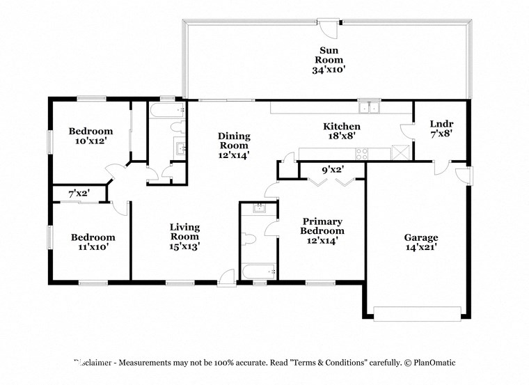 a floor plan of a house with a bedroom and a living room