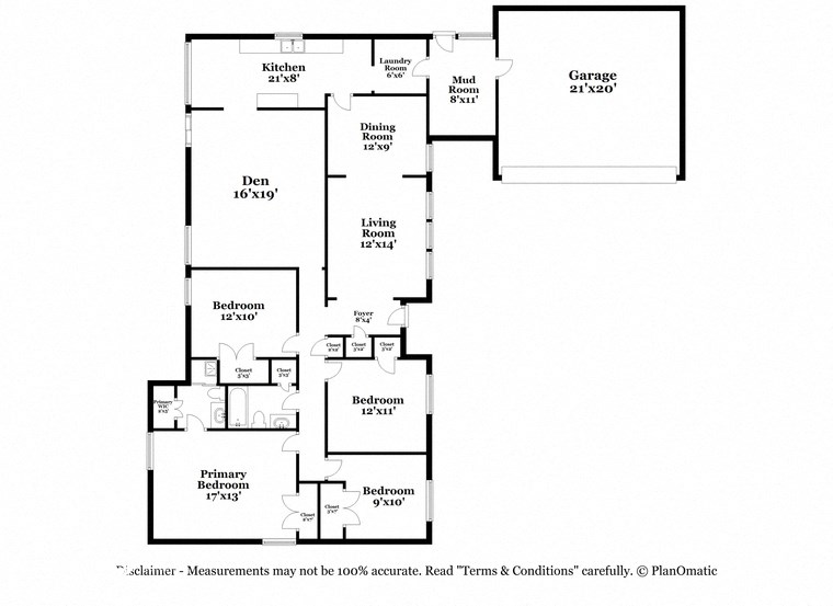 the floor plan of the residence
