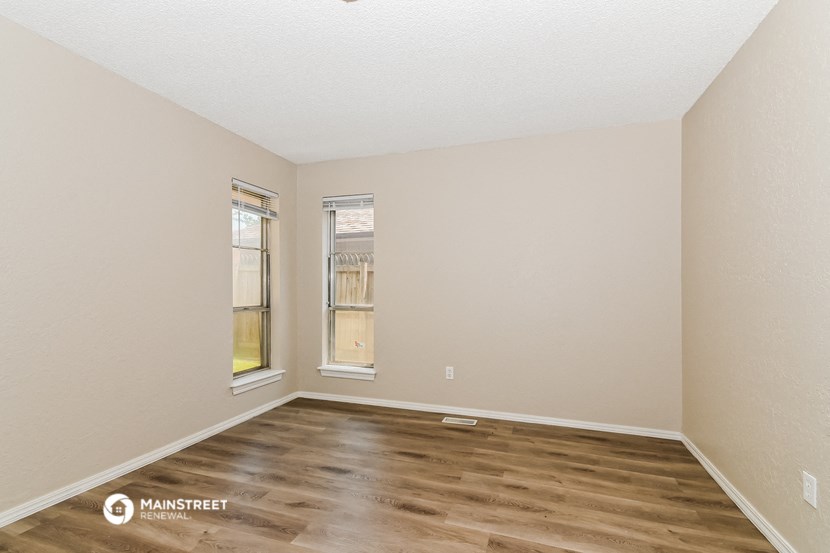 the spacious living room of our studio apartment at university heights affordable housing