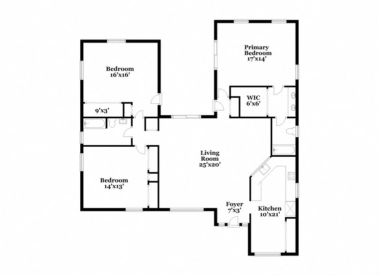 a floor plan of a house with two floors and a garage