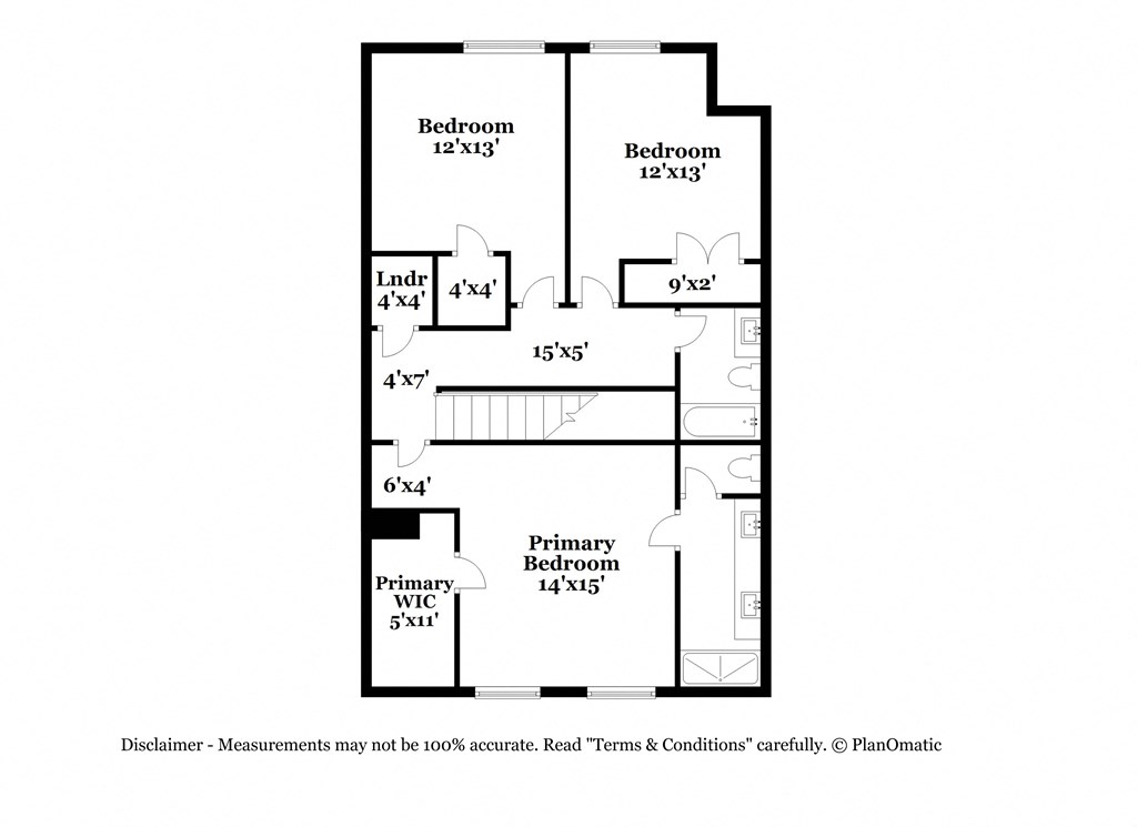 this is the floor plan for a bedroom apartment