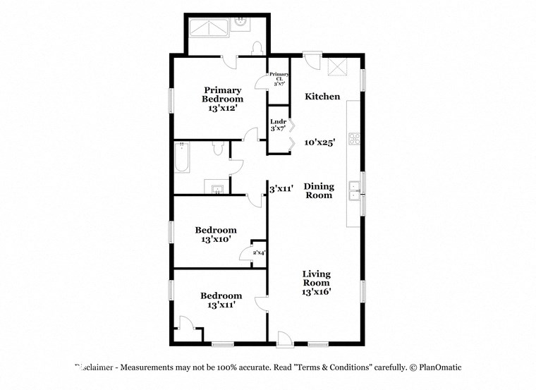 a floor plan for a bedroom apartment with a bathroom and a living room