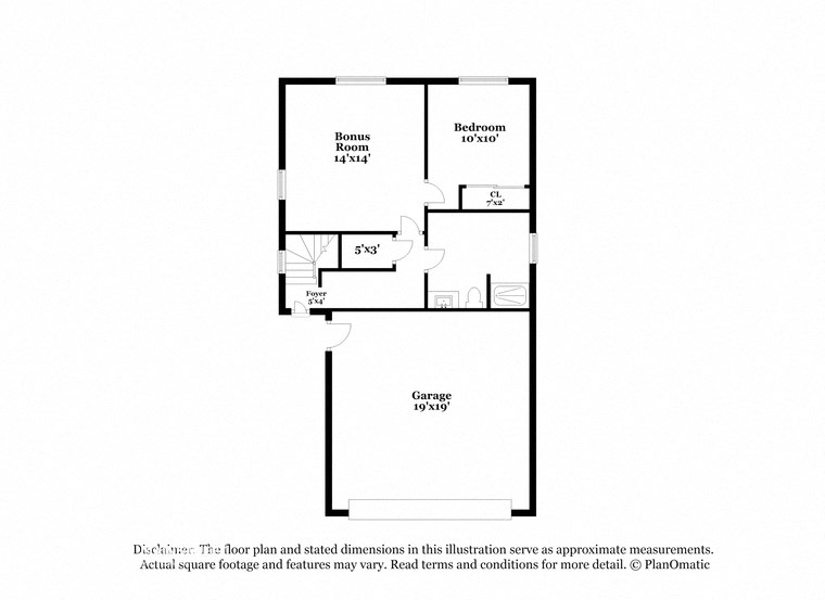 this diagram shows the floor plan for the residence
