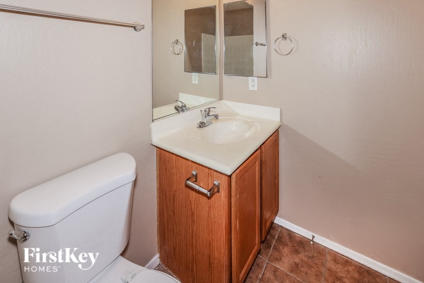 a small bathroom with a toilet and a sink