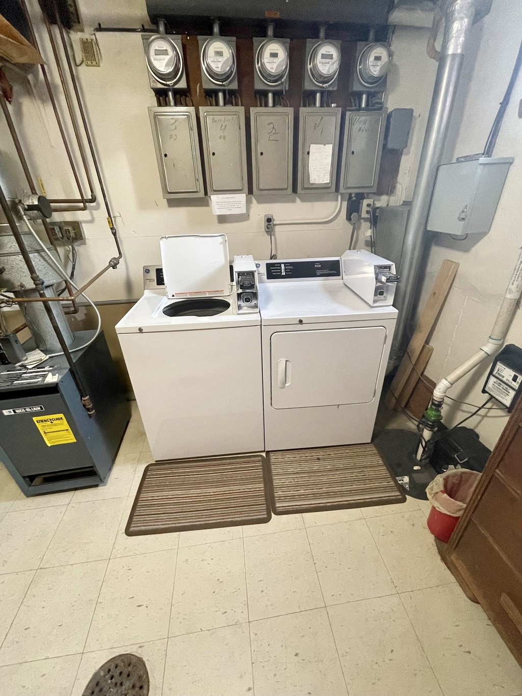 the laundry room is clean and ready for us to use