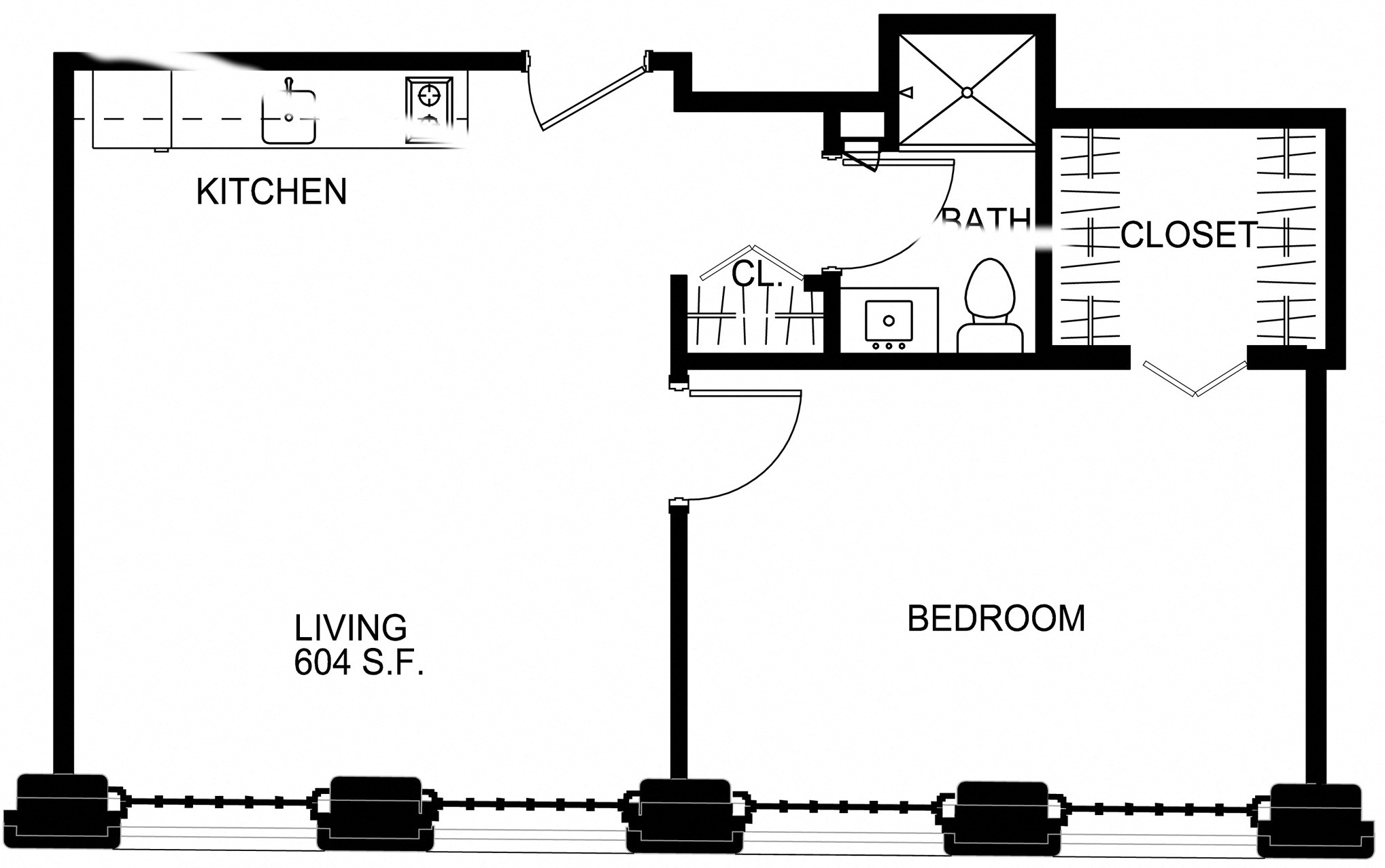 1 Bed/1 Bath-S A18-21