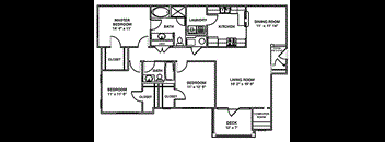 3 Bed 2 Bath Upstairs Deck