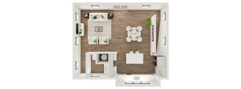 1 Bed 1.5 Bath Carriage Garage