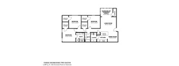 3 Bed 2 Bath Ph 2 Upstairs Sunroom