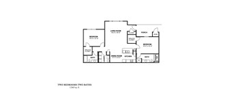 2 Bed 2 Bath Ph 1 Upstairs Deck Split