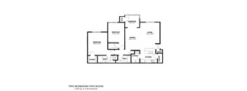 2 Bed 2 Bath Upstairs Sunroom