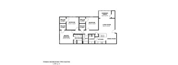 3 Bed 2 Bath Downstairs Screen Porch