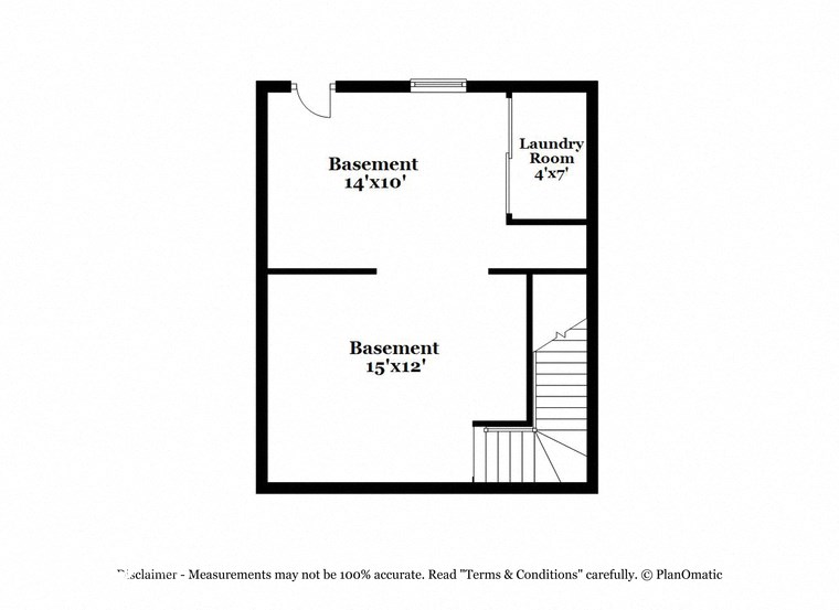 of floor plan of a 1 bedroom apartment