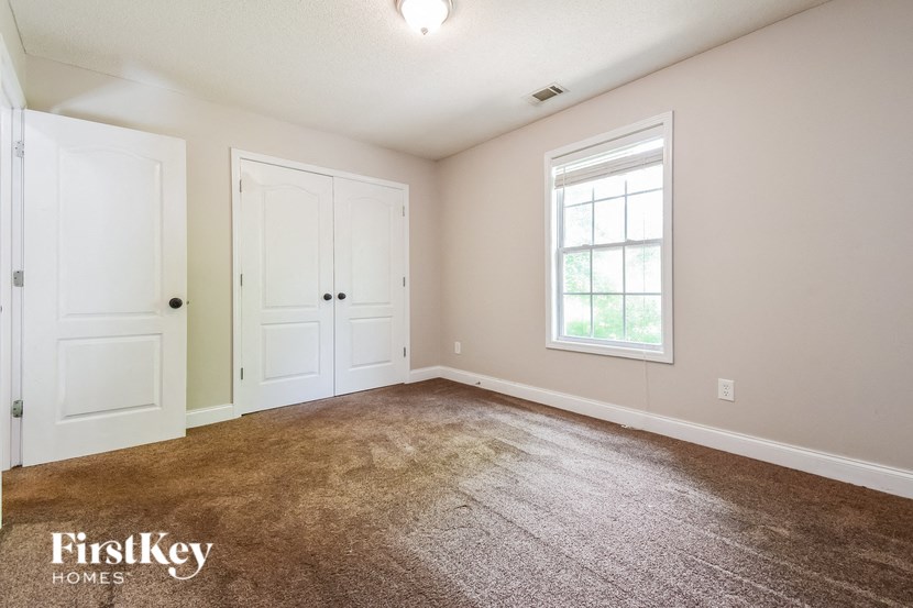 the living room is clean and ready to use