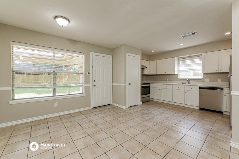 the kitchen is clean and ready for us to use