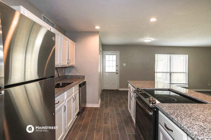 the kitchen is clean and ready for us to use