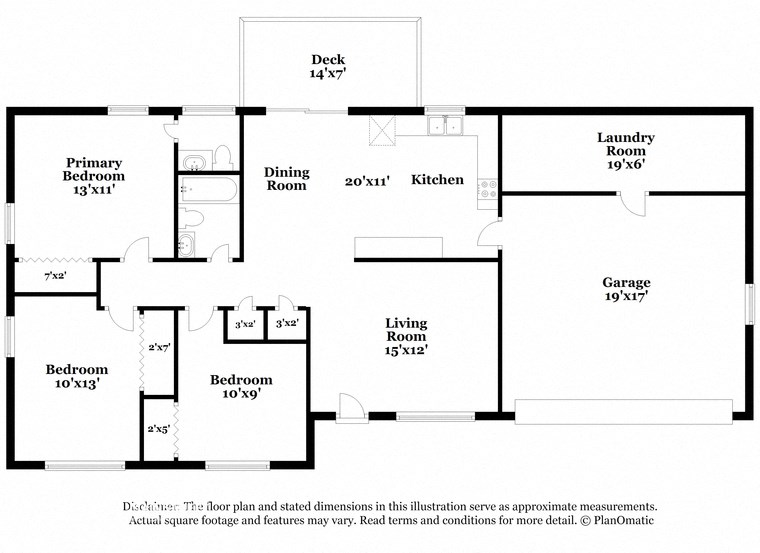 a floor plan of a house with a bedroom and a living room