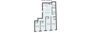 4 Bedrooms, 2 Bathrooms