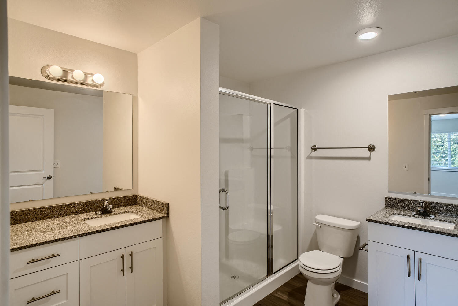 A Typical Bathroom at Huntington Place Apartments