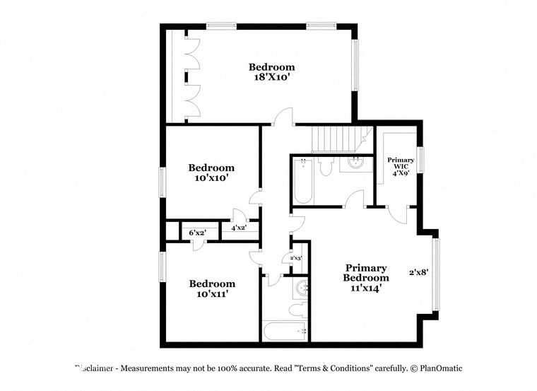 this is the floor plan for a bedroom apartment