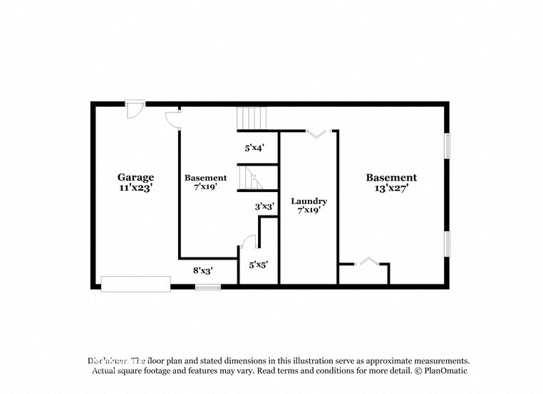 this diagram shows the floor plan for the apartment