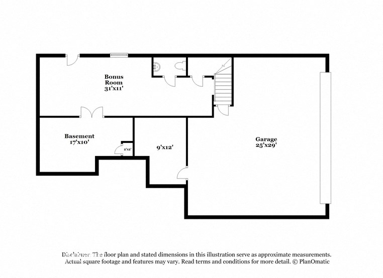 the schematic diagram of the house floor plan with dimensions
