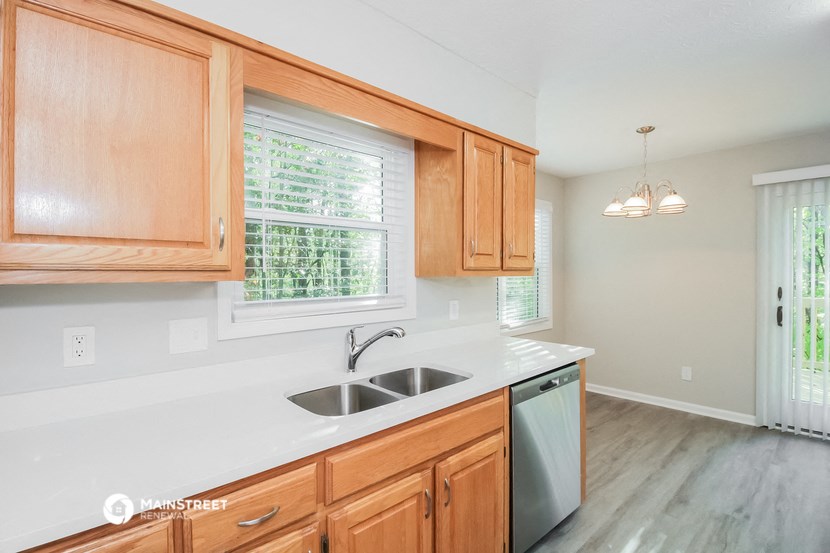 the kitchen is clean and ready for us to use