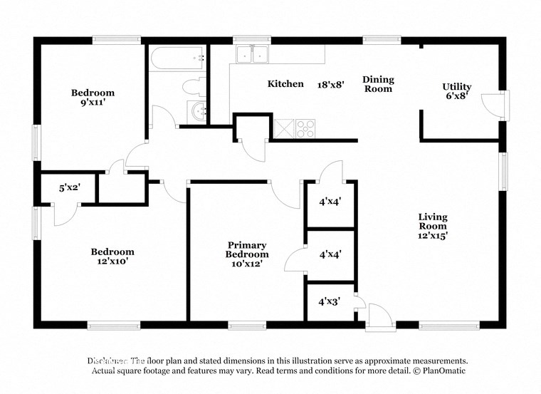 this floor plan is an approximation and may not include all the features