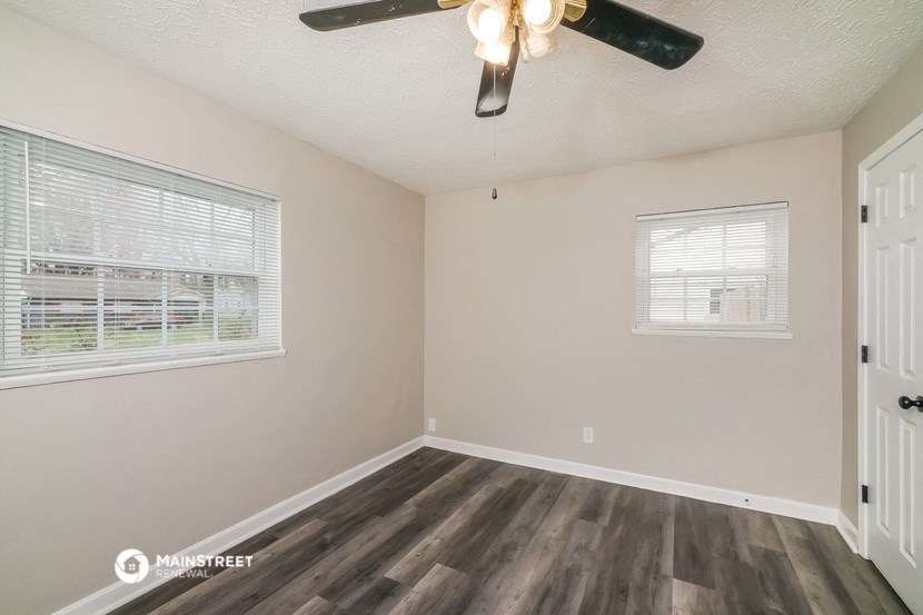 the bedroom of our studio apartment atrium