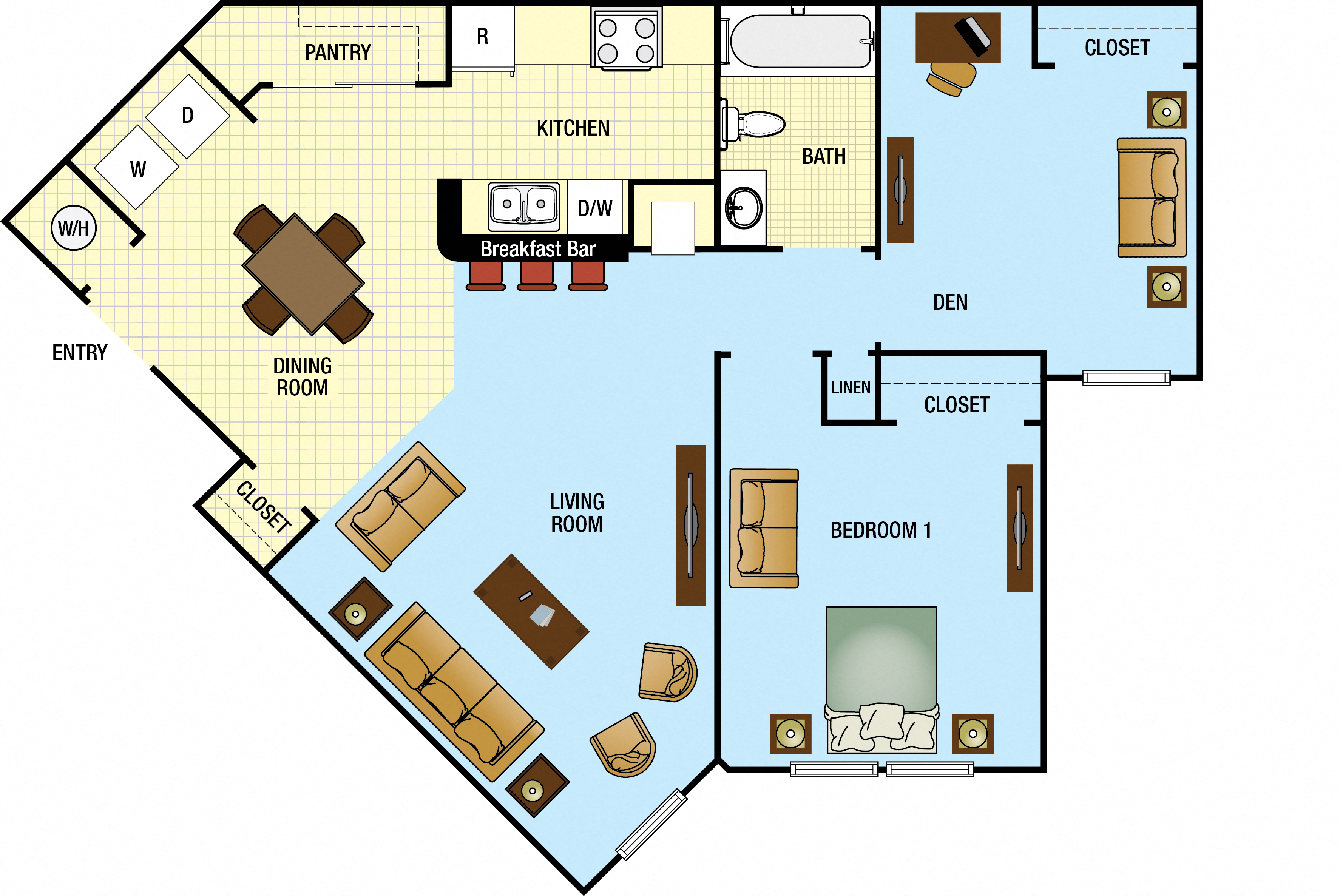 Floor Plans Fountains At Millenia Apartments Concord