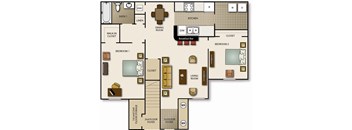 Two Bedroom One Bath