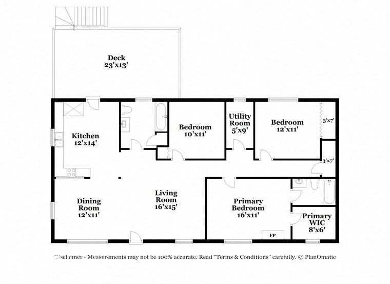 a floor plan of a house with a bedroom and a living room