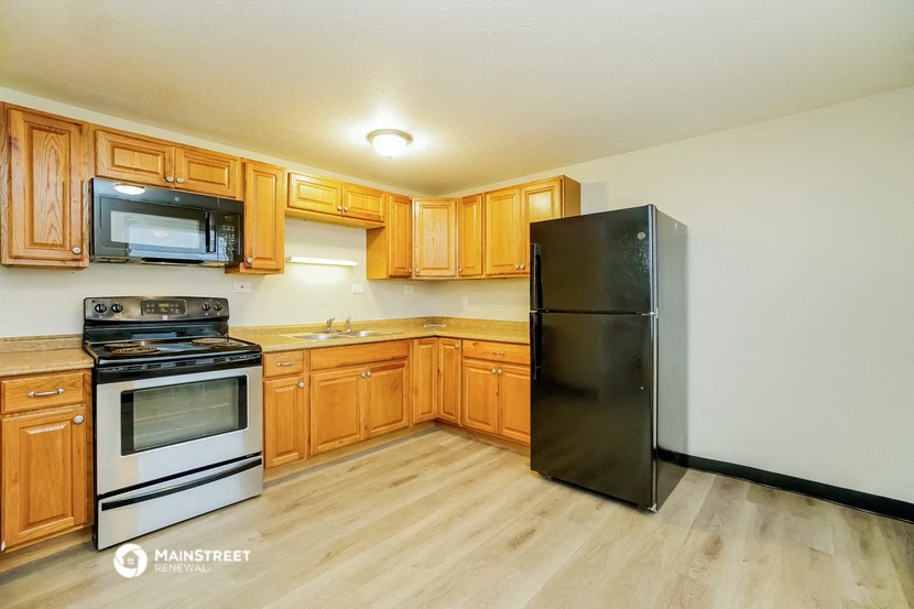 the kitchen is clean and ready for us to use