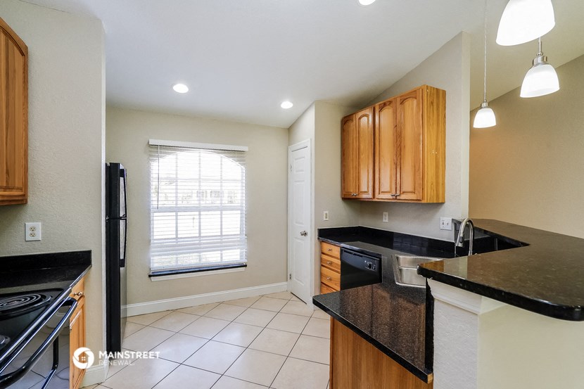 the kitchen is clean and ready for us to use