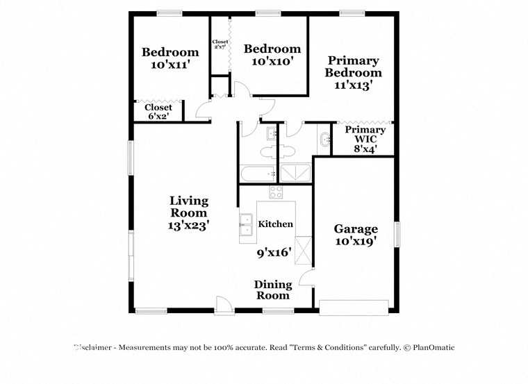a floor plan of a house with a bedroom and a living room