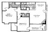 2 Bedroom, 1.5 Bath Garden