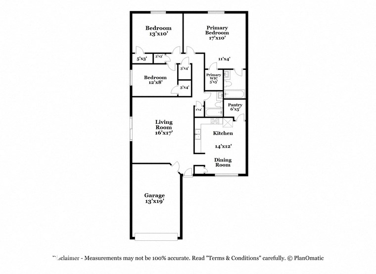 this is the floor plan for a bedroom apartment