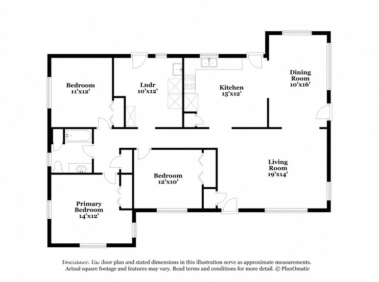 this is a diagram of our floor plan for our apartment
