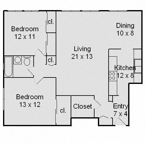 2 Bedroom