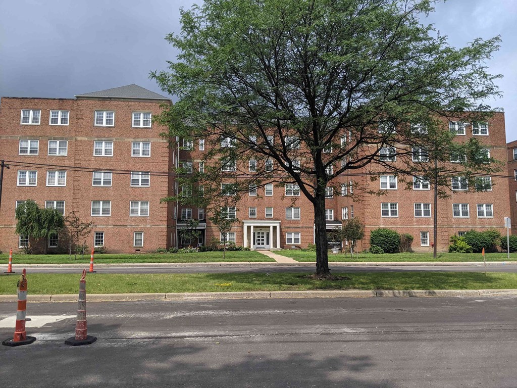 the building where the apartment is located