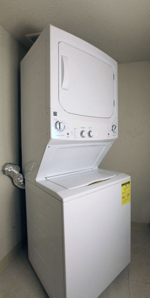 Stacked In-Unit Washer and  Dryer