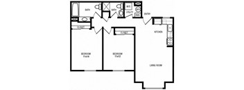 2 Bedrooms, 2 Bathrooms