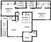 2 Bedrooms, 2 Bathrooms (Upstairs)