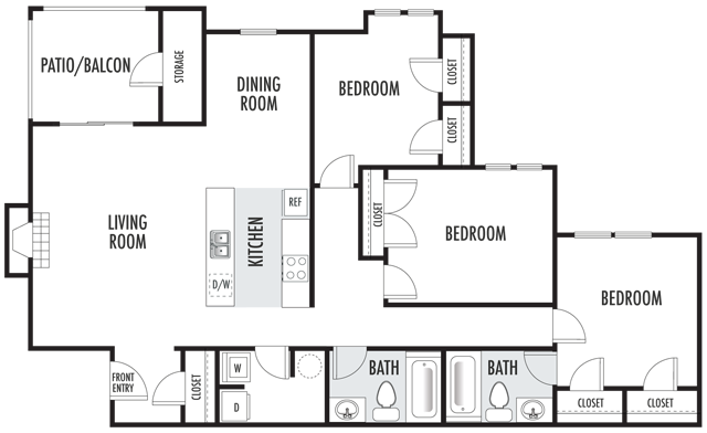 The New Madison at Adams Farm Greensboro, NC Apartments