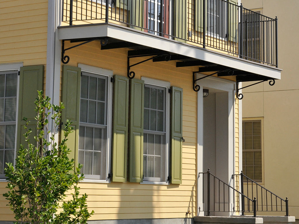 Exterior apartment building and balcony_Lafitte,New Orleans, LA