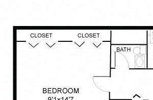 The Columbia One Bedroom Den