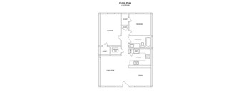 2 Bedrooms, 1 Bathroom