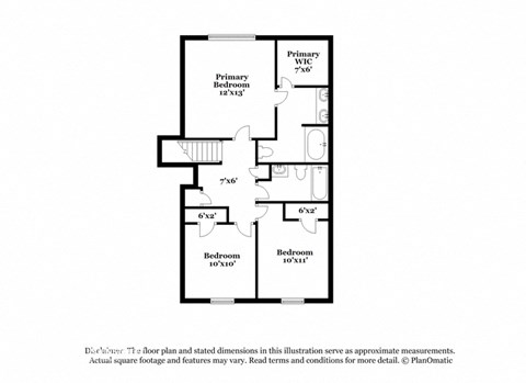this diagram shows the floor plan of a bedroom apartment